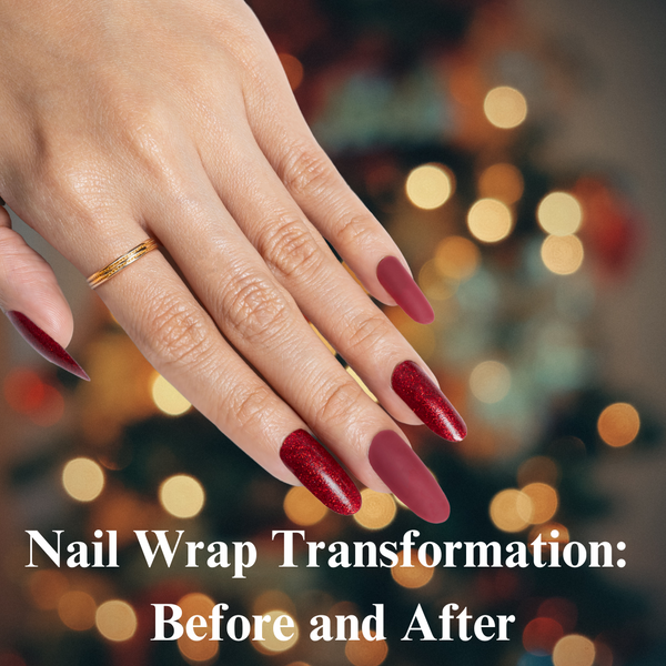 Nail Wrap Transformation: Before and After