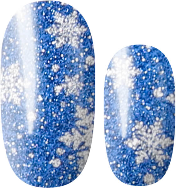 Lily and Fox Snow - Blue (Glitter Pedicure)
